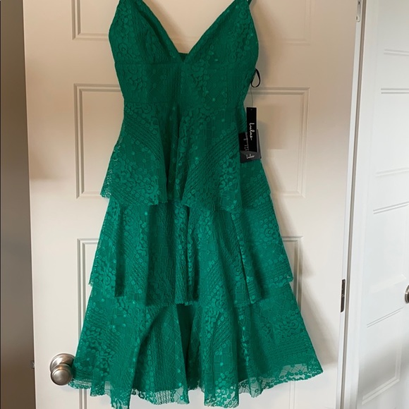 Lulu’s Green Dress - Picture 3 of 6